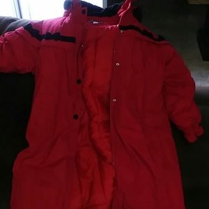 Quilted girl overcoat